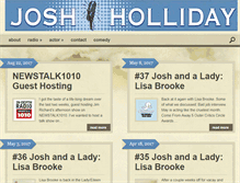 Tablet Screenshot of joshholliday.com